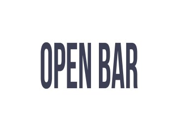 Open Bar