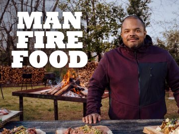 Man, Fire, Food