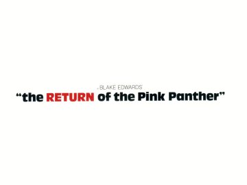 The Return of the Pink Panther